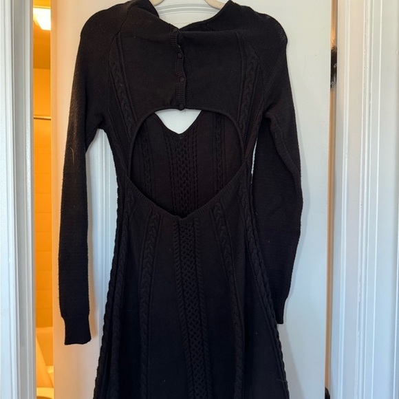 Free People Women's Small World Mini Sweater Dress Size - Picture 3 of 5